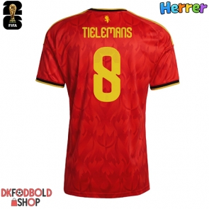 Belgien Youri Tielemans #8 Hjemmebanetrøje VM 2026 Kort ærmer